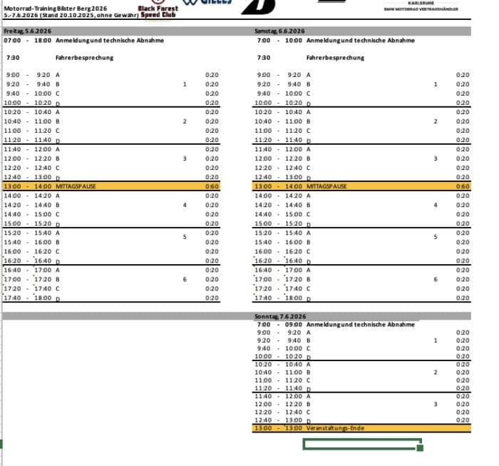 Motorrad-Renntraining - Bilster Berg 5.-7.6.2026 – Bild 8